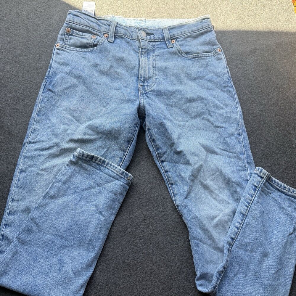 Levis 512 Slim Taper Jeans Mens 30x30 Light Wash Blue Skinny hombre Denim A14